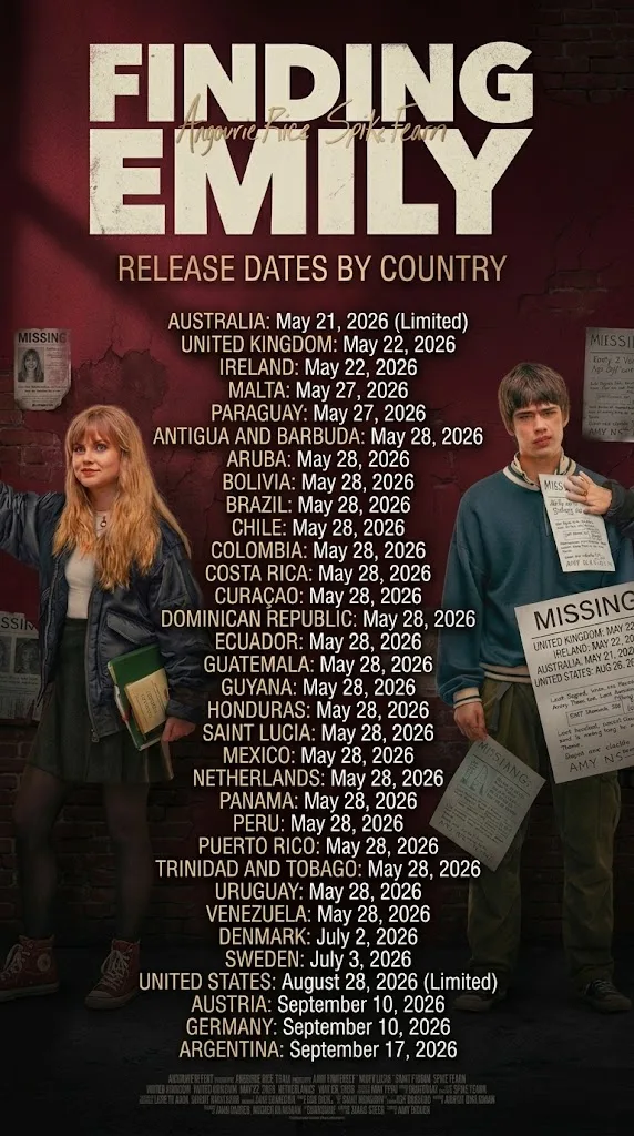 Finding Emily Release Date Poster